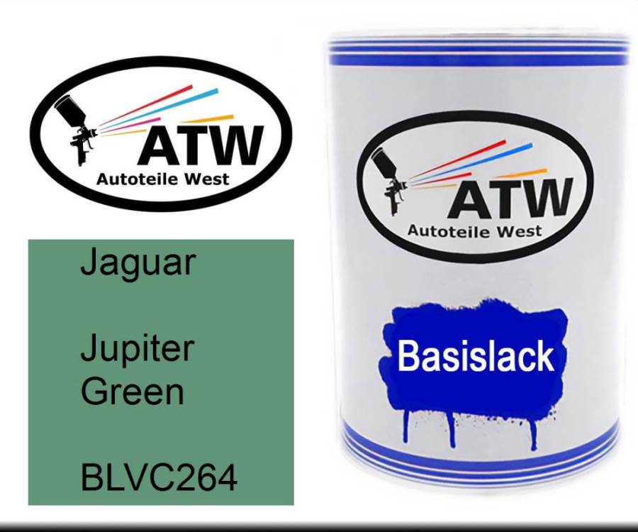 Jaguar, Jupiter Green, BLVC264: 500ml Lackdose, von ATW Autoteile West.